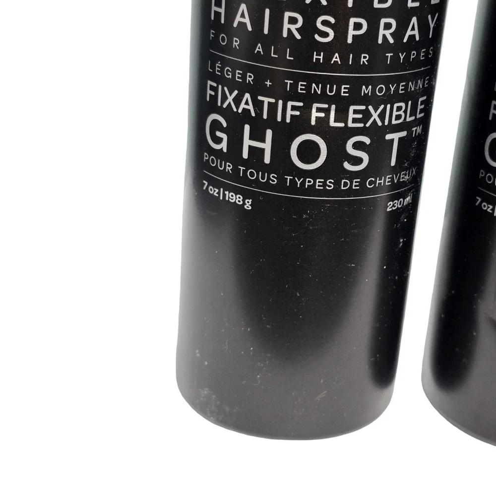 Verb Ghost Flexible Hairspray Weightless Medium Hold 7oz Set of 2